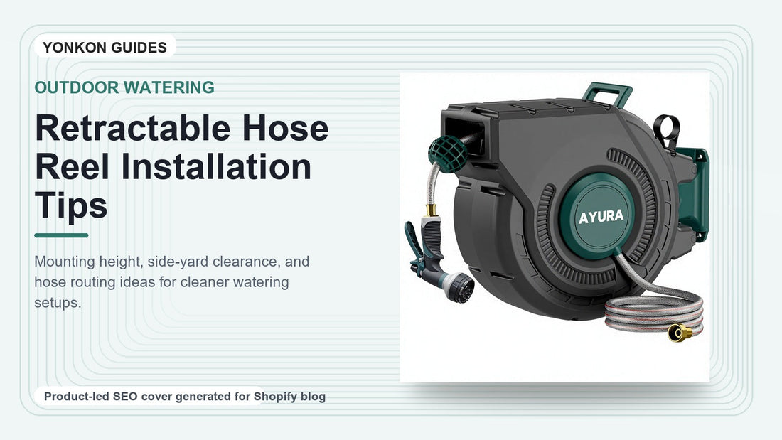 Retractable Hose Reel Installation Tips for Patios and Side Yards