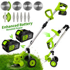 YONKON 21V 3-in-1 Cordless Weed Trimmer