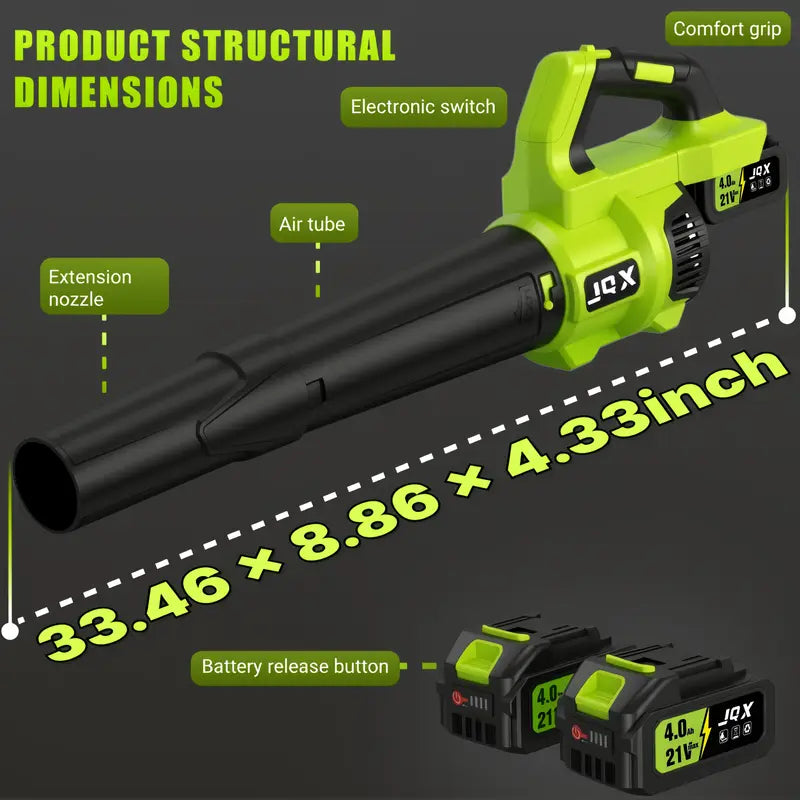 YONKON 21V Cordless Leaf Blower Kit